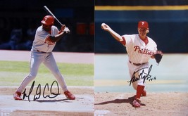 MARLON ANDERSON &amp; PAUL BYRD AUTOGRAPHED SIGNED PHILLIES 8x10 PHOTOS w/CO... - £11.15 GBP