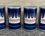 HAMM`S Aluminum Beer Can Cup Tumblers St. Paul MN - Set of 4 - £53.27 GBP