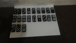 Dominoes: Wooden - One lot of 21, May be vintage - decide for yourself - $13.91