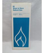 Vintage 1977 65 Ways To Save Natural Gas Brochure - $128.59 MXN