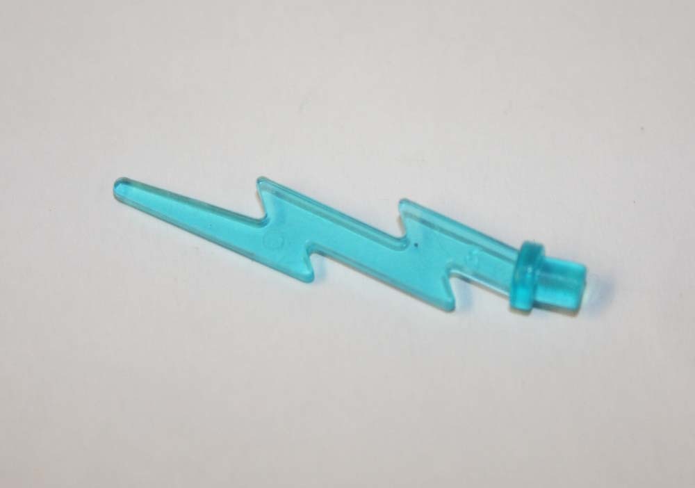 Clear Blue Lightning Weapon Piece Custom Minifigures - $4.73