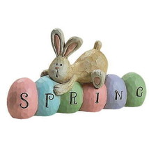 $9.21 Easter Bunny Table Decor Happy Easter  Bunny Eggs Tabletop Ornaments Cute - £36.88 GBP