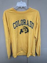 Colorado Buffaloes Men’s Long Sleeve Shirt Yellow NCAA Deion Sanders - READ - $10.31
