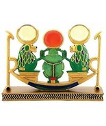 Monkey Sun Scarab Egyptian Decoration Figurine - $36.66 CAD
