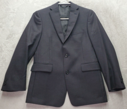 Michael Kors Blazer Jacket Mens Size 12 Dark Gray Blue Single Breasted 2 Button - £16.64 GBP