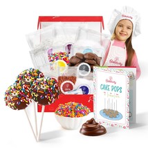 Cake Pop Sticks Kids Baking Kit | Cake Pop Kit For Kids | Diy Beginner C... - $50.99