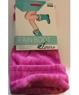 Rain Boot Liners-Pink Animal -Size M/L 8-10 Keep Your Toes Toasty-SHIPS ... - £12.40 GBP