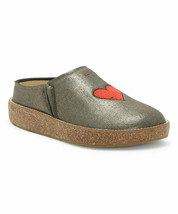 Ed Ellen Degeneres Tillie Women Clog Slippers Matte Bronze Sparkle Suede - £10.21 GBP