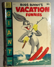 BUGS BUNNY&#39;S VACATION FUNNIES #5 (1955) Dell Giant Comics VG - £11.82 GBP
