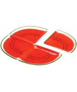 Ebros Gourmet Kitchen Watermelon Slices Shaped Serving Plates or Dish Pl... - $47.55 CAD