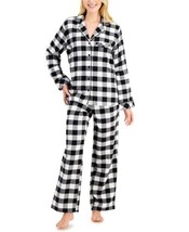allbrand365 designer Womens Matching Buffalo Check Cotton Flannel Pajama Set,S - £27.35 GBP