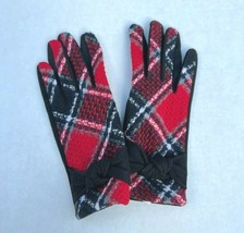 Winter Womens Warm Classic Plaid Woven Tech Touch Gloves Soft High Quality New - £7.58 GBP