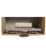 Unknown Brand HON3 Model RR Flat Car with Ore bin   Weathered   IL8 - £39.27 GBP