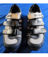 SHIMANO BLACK GRAY SILVER HOOK &amp; LOOP SPORTS SH-M 152N CYCLING MENS SHOE... - €19,33 EUR