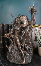 Ebros Gift Avalon Arthurian Kingdom Witch Morgan Le Fay Figurine 9.25&quot;H - £48.75 GBP