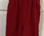 Ralph Lauren Baby Boy girl red corduroy jumper overalls scotty dog 6-12 ... - $22.76