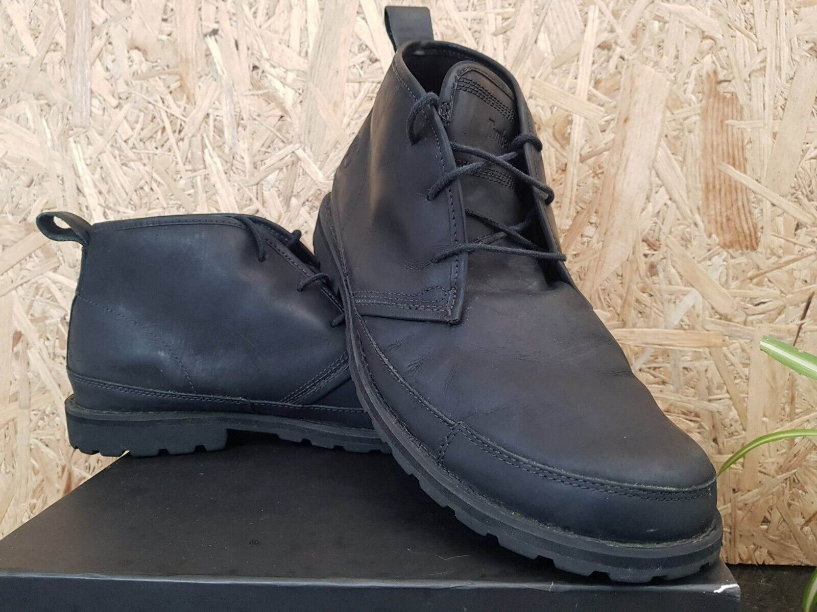 TIMBERLAND Men's Black Boots Bburg PTC 84586 Shoes 11.5W US 12 UK 11 EUR 45 CM29 - £36.20 GBP