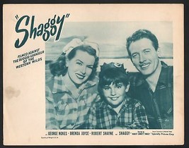 Shaggy Lobby Card-George Nokes, Brenda Joyce, and Robert Shayne - $38.41