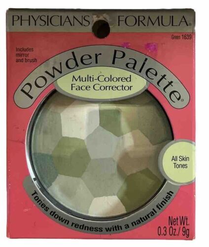 PHYSICIANS FORMULA Powder Palette FACE CORRECTOR #1639 GREEN New/See All Photos - $39.59