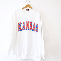 Vintage University of Kansas Jayhawks Sweatshirt XXL 2X - £60.32 GBP