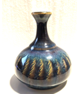 Art Pottery Drip Glaze Vase ~ Signed - $33.90 CAD