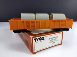 Tyco 341-B Union Pacific w/Pipe Load Gondola UP X159 HO Scale - £5.42 GBP