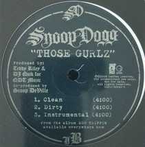 Snoop Dogg &quot;Those Gurlz&quot; 2008 Vinyl 12&quot; Promo Single ~Rare~ Htf *Sealed* - £14.15 GBP