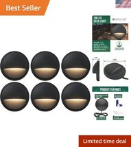 Low Voltage LED Deck Lights, Landscape Stair Railing Light Fixture with ... - $93.91