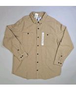 Duluth Trading Co Shirt Mens Brown 2XL Slim Fit Free Swinging Flannel Ne... - $37.36