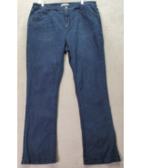 J. Jill Bootcut Jeans Women&#39;s Size 16 Blue Denim Pockets Dark Wash Smoot... - £18.86 GBP
