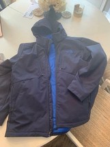The North Face mens navy blue puffer jacket, size XL - £109.16 GBP
