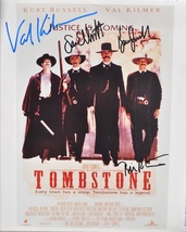 Tombstone Cast Signed Photo X4 - Kurt Russell, Sam Elliot, Val Kilmer, Bill Paxt - £516.45 GBP