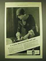 1924 Lambert Pharmacal Company Listerine Ad - A woman discovered this new use - £14.78 GBP
