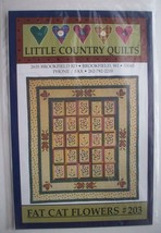 Little Country Quilts Fat Cat Flowers  quilt pattern  203 69.5&quot; x 79.5&quot; - £4.61 GBP