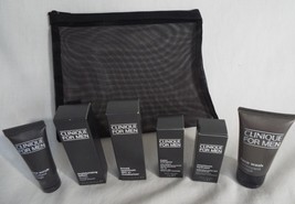 Clinique For Men 7 Piece Set Travel Size Scrub Wash Moisturizer Anti-Fat... - £17.89 GBP