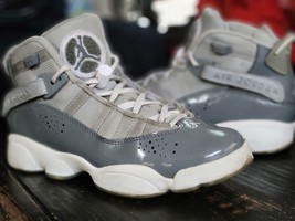 2019 Air Jordan 6 Rings Cool Grey/White Basketball Shoes 323419-016 Yout... - £50.74 GBP