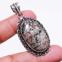 Black Fossil Coral Oval Shape Gemstone Handmade Pendant Jewelry 2.10&quot; SA... - £3.95 GBP