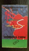 REO SPEEDWAGON - 1987 TOUR ROSEMONT, ILLINOIS ORIGINAL CLOTH TOUR BACKST... - $18.00