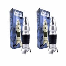 2pk Nose Hair Trimmer Shaver Cut Clip Trim Nostril Men Women AA Battery - $13.47 CAD