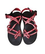 Chaco Women&#39;s ZX/2 Yampa Sole Sandals Red Beaded Triangle Size 9 - £22.51 GBP