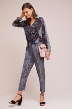 Nwt Anthropologie Hallie Woven Twist Front Jumpsuit By Maeve 8 - £71.95 GBP