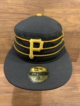 Pittsburgh Pirates New Era Pillbox Hat Size 7 official on field cap - £18.03 GBP