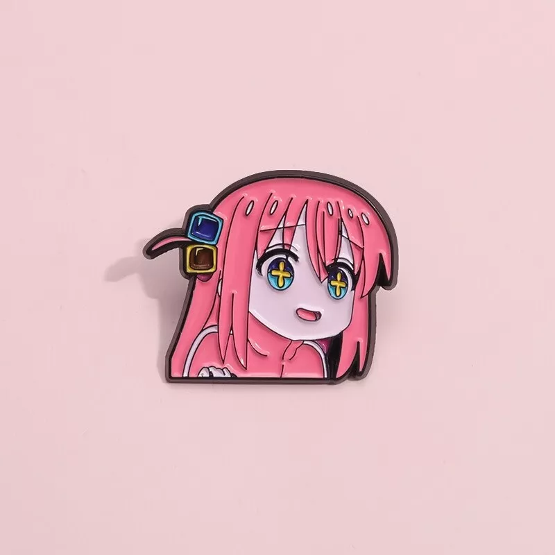 Gotou Hitori - Bocchi the Rock! Brooch Metal Anime Pin Badge - $338.63 MXN