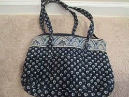 Vera Bradley Purse/Handbag Blue Floral Pattern | 14&#39;&#39;x11.5&#39;&#39;, 10&#39;&#39; Strap... - $18.99