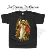 Saint Archangel Michael T-shirt Natural Vintage Sizes S-5XL Beige White ... - $27.00+