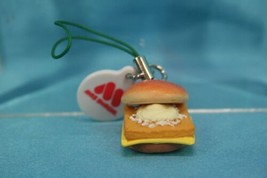 Bandai MOS Burger Miniature Mania P2 Mini Figure Strap Fish Burge - £27.96 GBP