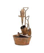 Whimsical Iron Duck Fountain For Indoor And Outdoor Use - £232.37 GBP