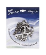 Pewter Finish SON PLEASE DRIVE SAFELY Guardian Angel Visor Clip - $20.14 CAD