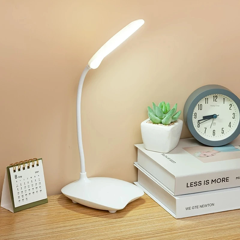 Ming table lamp rechargeable battery led stand bedroom eye protection reading desk lamp thumb200