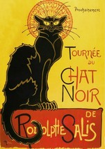 Le Chat Noir Poster: Vintage Black Cat Nightclub Advert Reprint - £5.16 GBP+